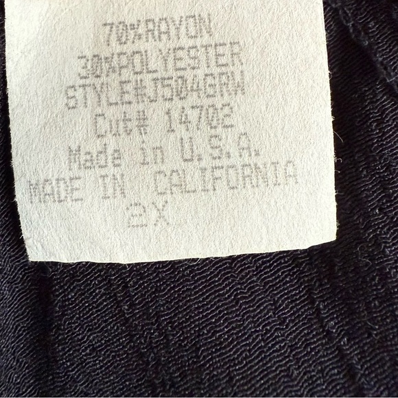 Spencer Alexis Top 2X Floral Kimono Jacket Black|Lace|Velvet Burnout|Artsy - Picture 6 of 14